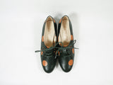 LAST FLOWER PUMPS DOTS (GREEN / CAMEL) SP0001-20
