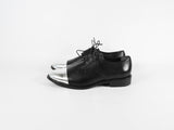シンデレラはどこですか?BLUCHER STRAIGHT CHIP BI-COLOR (BLACK / SILVER) CIND_SP0004-03BS