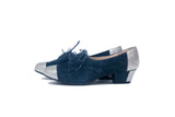 LAST FLOWER PUMPS BI-COLOR (NAVY / SILVER) SP0001-03