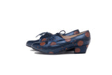 LAST FLOWER PUMPS DOT (NAVY / BROWN) SP0001-13