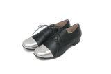 BLUCHER  STRAIGHT CHIP BI-COLOR (BLACK / SILVER) SP0004-429