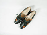 LAST FLOWER PUMPS DOTS (GREEN / CAMEL) SP0001-20