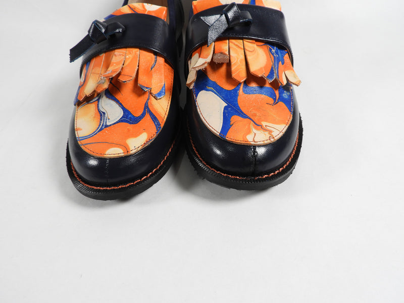 シンデレラはどこですか？LOAFER MARBLING (NAVY / ORANGE MULTI) SP0006-01