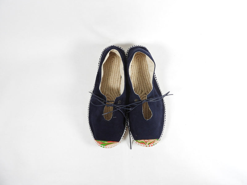 シンデレラはどこですか？ESPADRILLES OX(NAVY MARBLING) CIND_SS0006-03OX