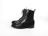 LAST FLOWER BOOTS 2(BLACK / BLACK GLITTER) SB0006-01