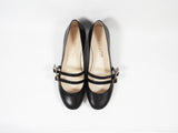 DOUBLE STRAP PUMPS (BLACK) SP0016-01