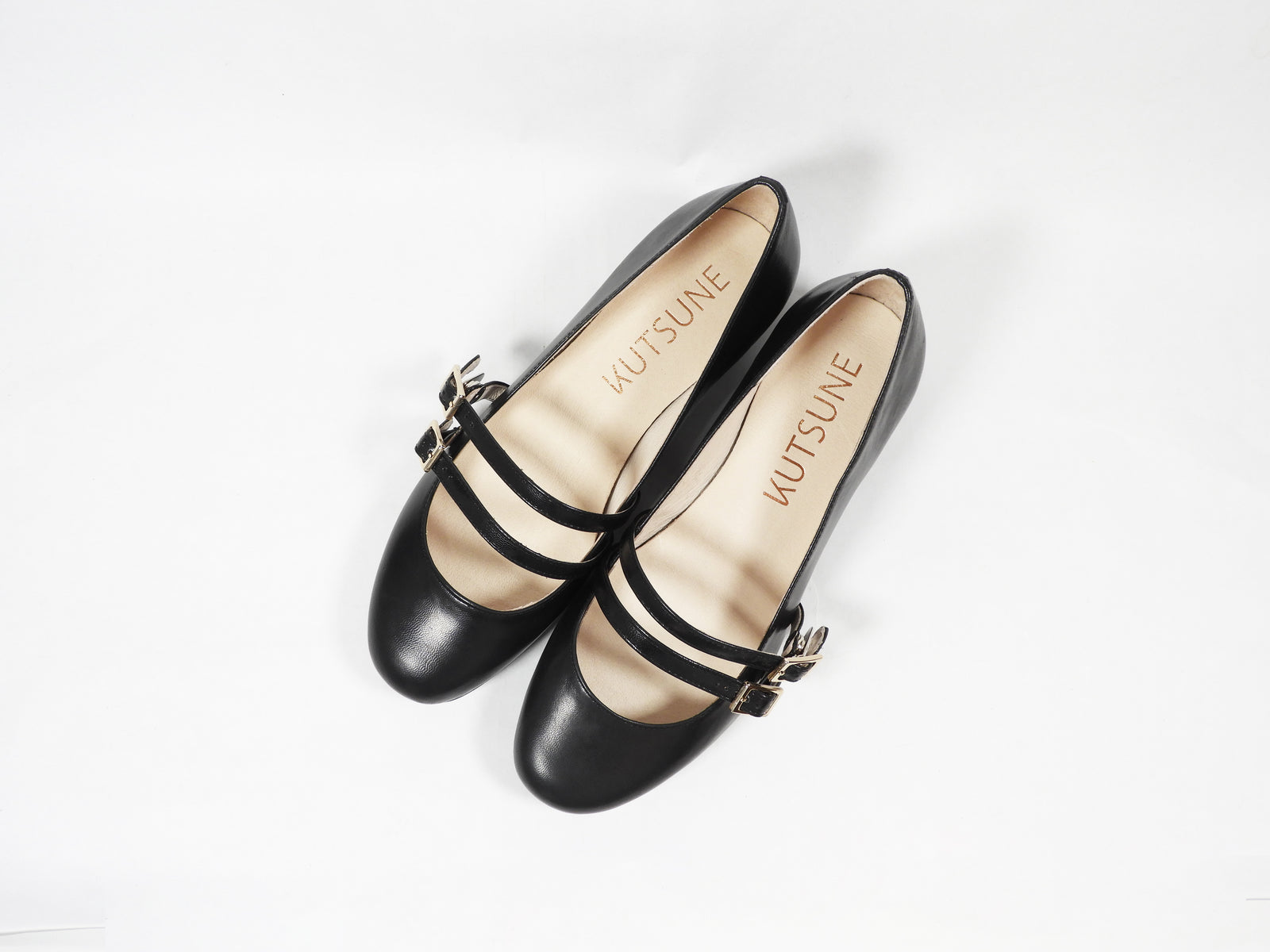 DOUBLE STRAP PUMPS (BLACK) SP0016-01 – トーキョーカケンショップ