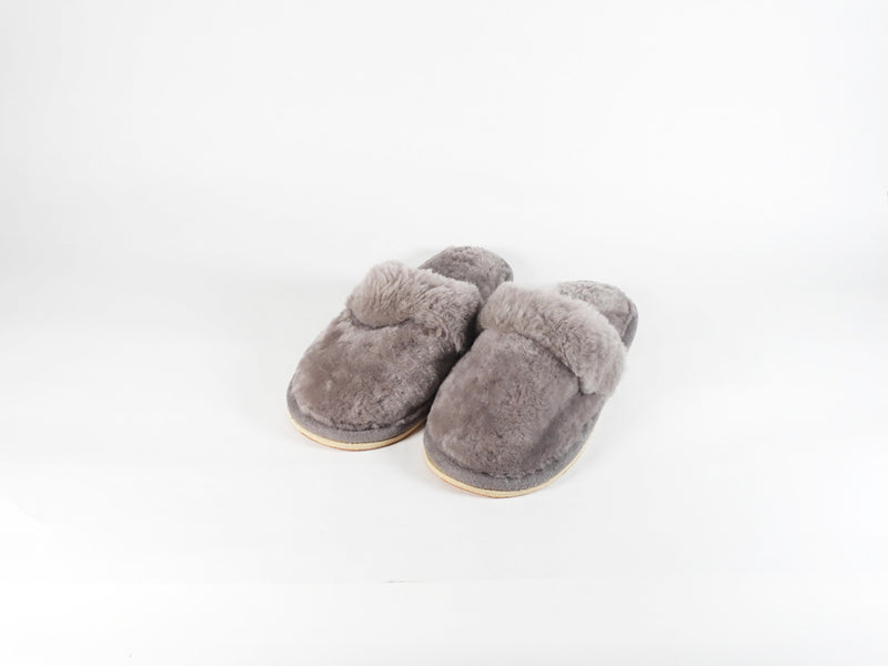 MOUTON SLIPPERS (GRAY/ BROWN/ OLIVE/ BEIGE/ PINK ) ZZ017