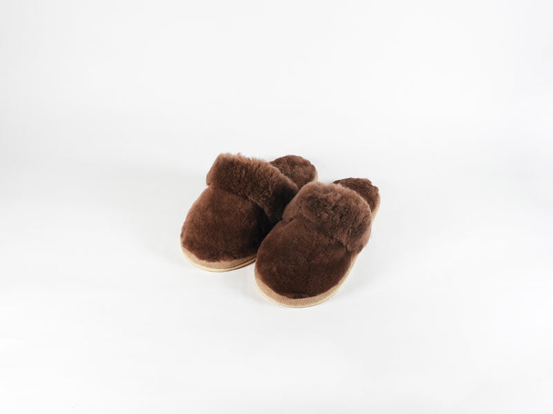 MOUTON SLIPPERS (GRAY/ BROWN/ OLIVE/ BEIGE/ PINK ) ZZ017