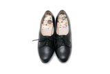 シンデレラはどこですか？LAST FLOWER PUMPS MONO (BLACK) CIND_SP0001-06