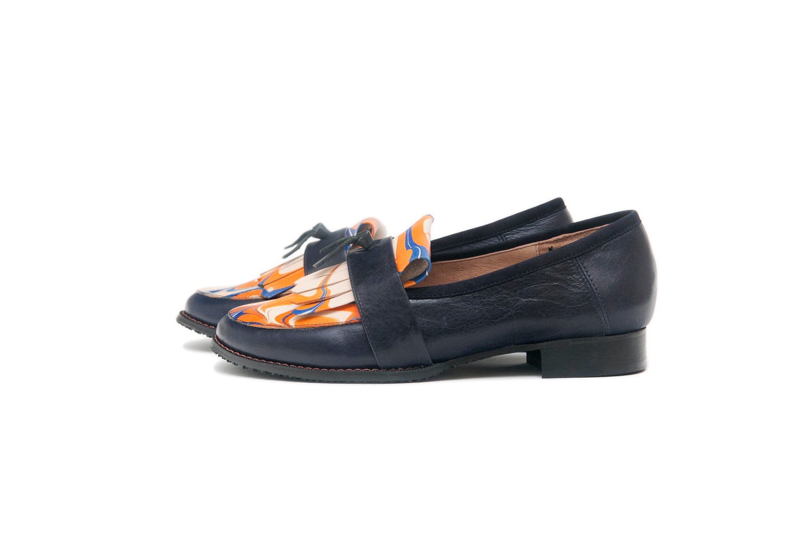LOAFER MARBLING (NAVY / ORANGE MULTI) SP0006-01 – トーキョー
