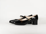 シンデレラはどこですか？MARY JANE  (BLACK ENAMEL) CIND_SP0008-01